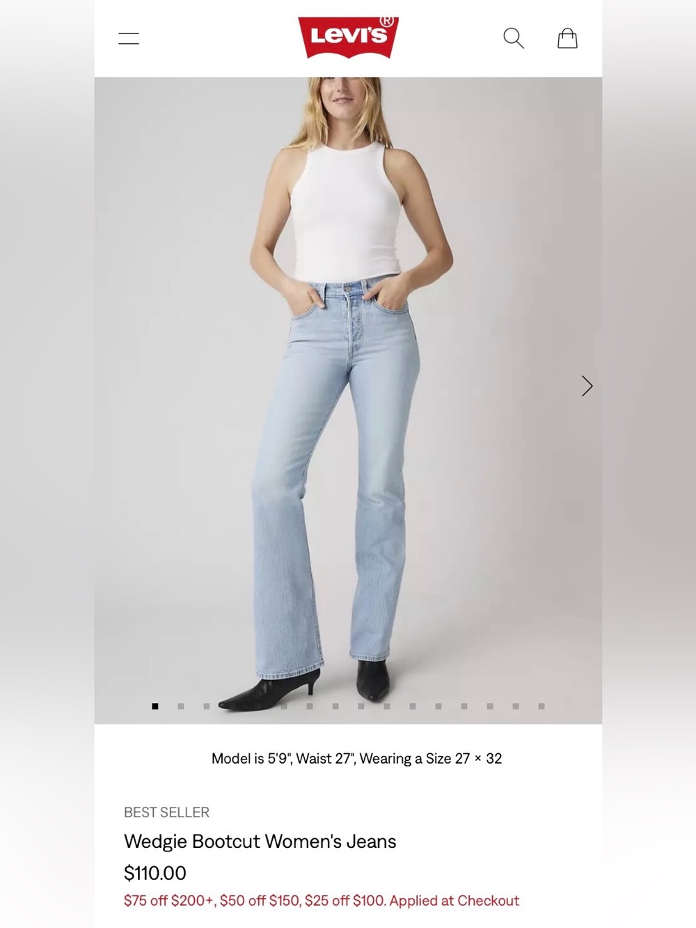 Levi’s Light Blue Jeans